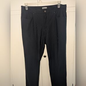 Elegant Deep Navy Dress Pants for Men